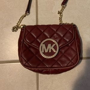 Michael Kors Fulton Quilt Small Leather Crossbody